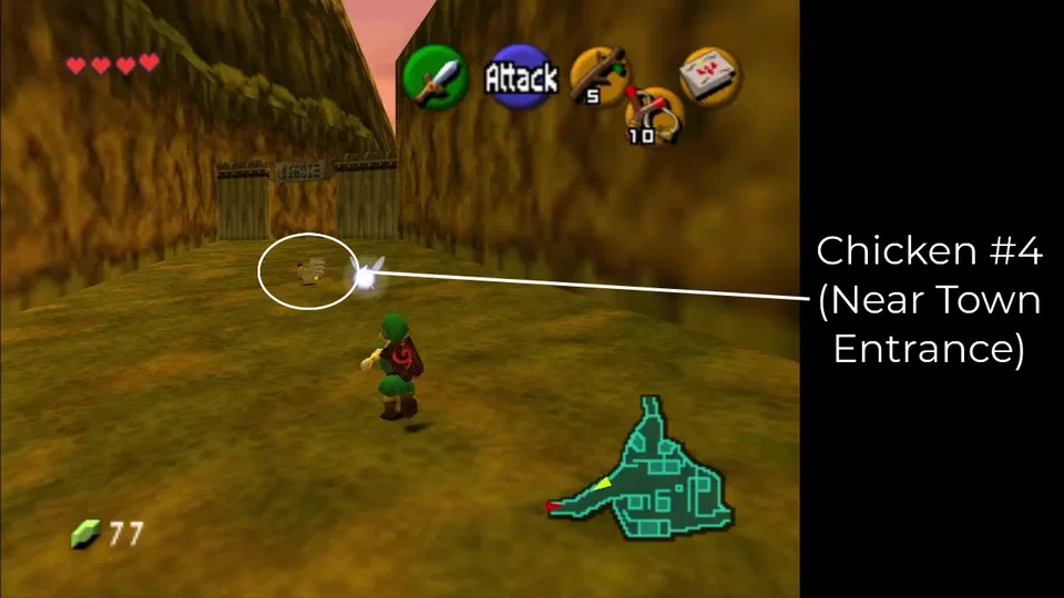 Cucco #4 - town entrance