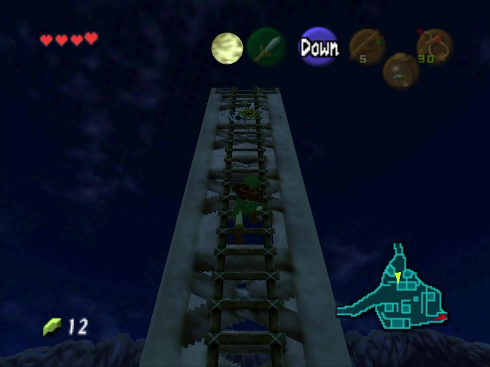 Kakariko Village Tower Skultulla at Night