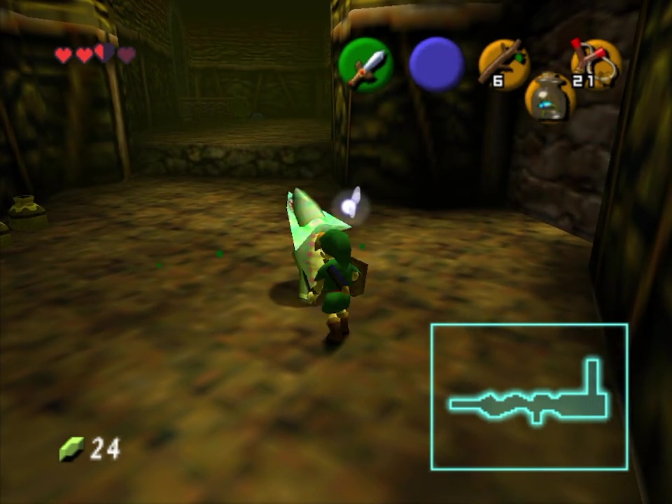 Bomb this wall on the right, before you push the statue on to the switch