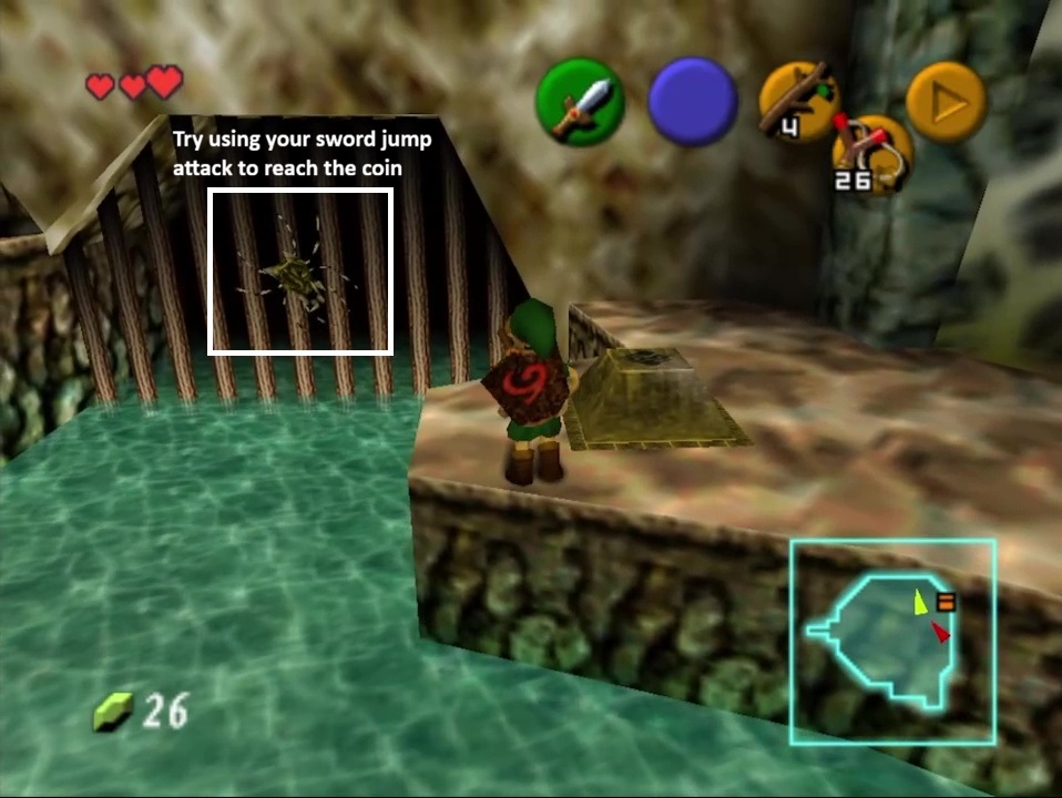 After falling through web, same room as #2