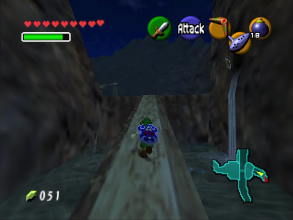 See this skulltula at night time as you approach Gerudo Valley