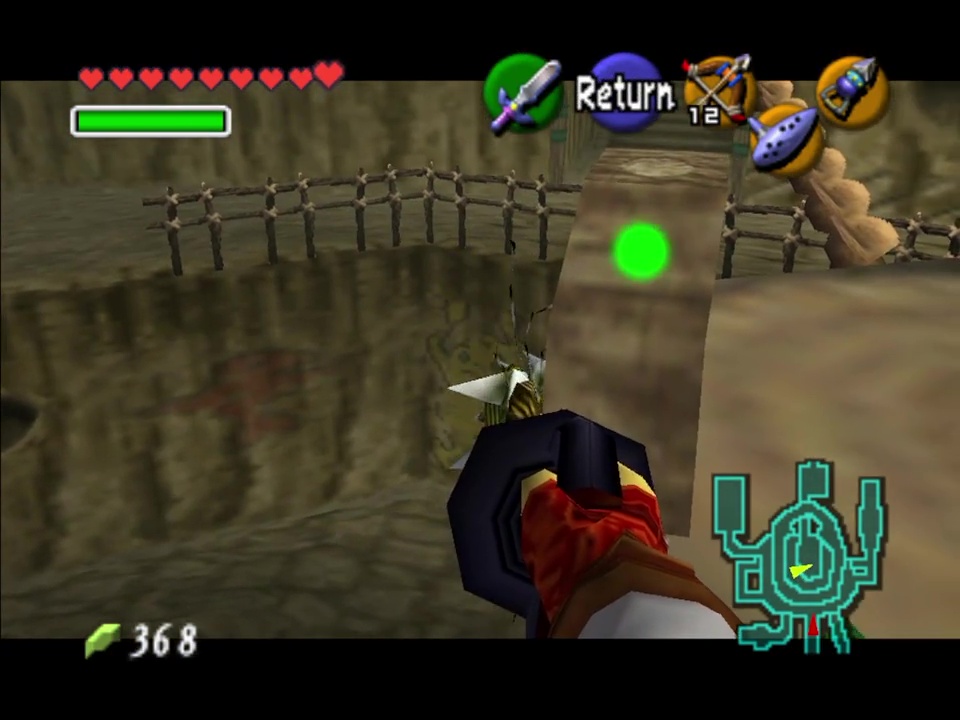 On the back of the center platform in Goron City as an Adult