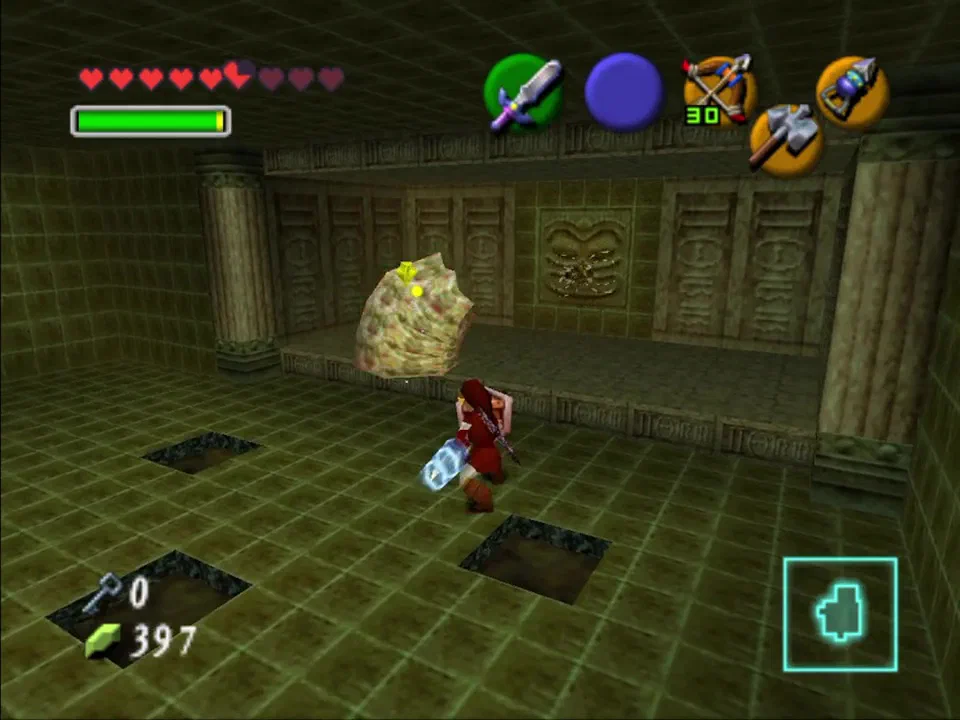 Grab the skulltula in this next room