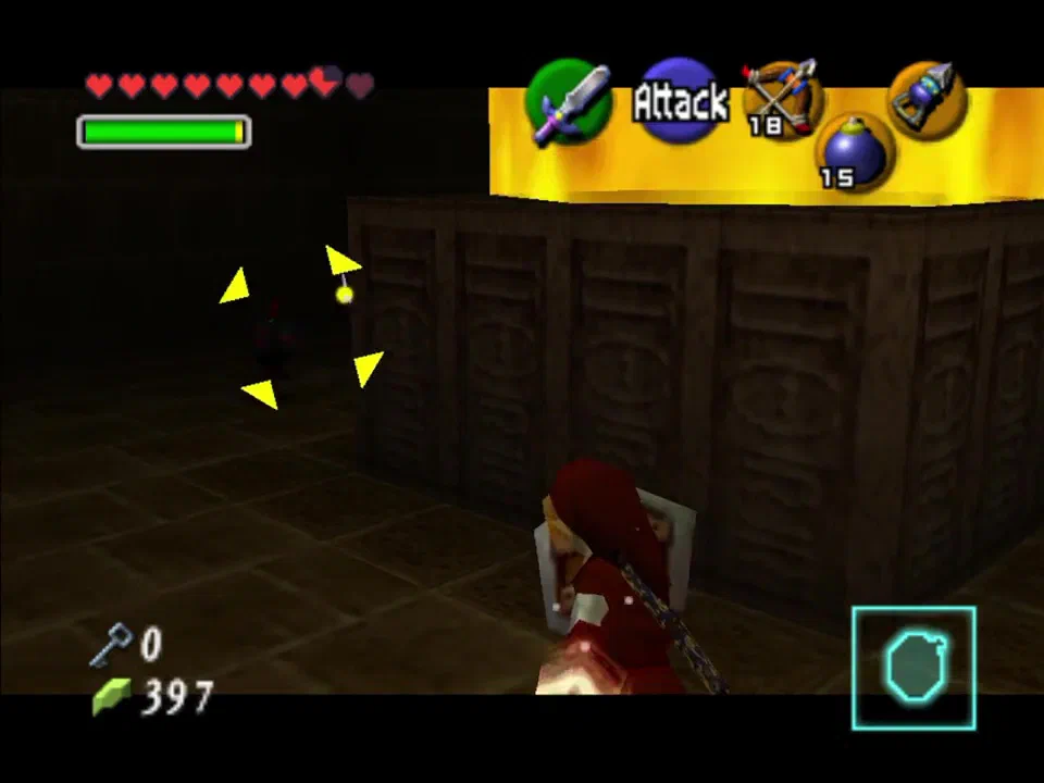 Charging your sword is an easy way to hit him