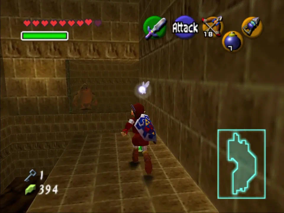 Key 7 is in this alcove