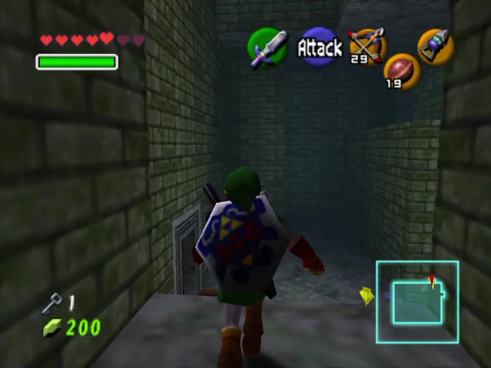 You'll end up back in this room with the ladders, so climb back up to the twisted corridor