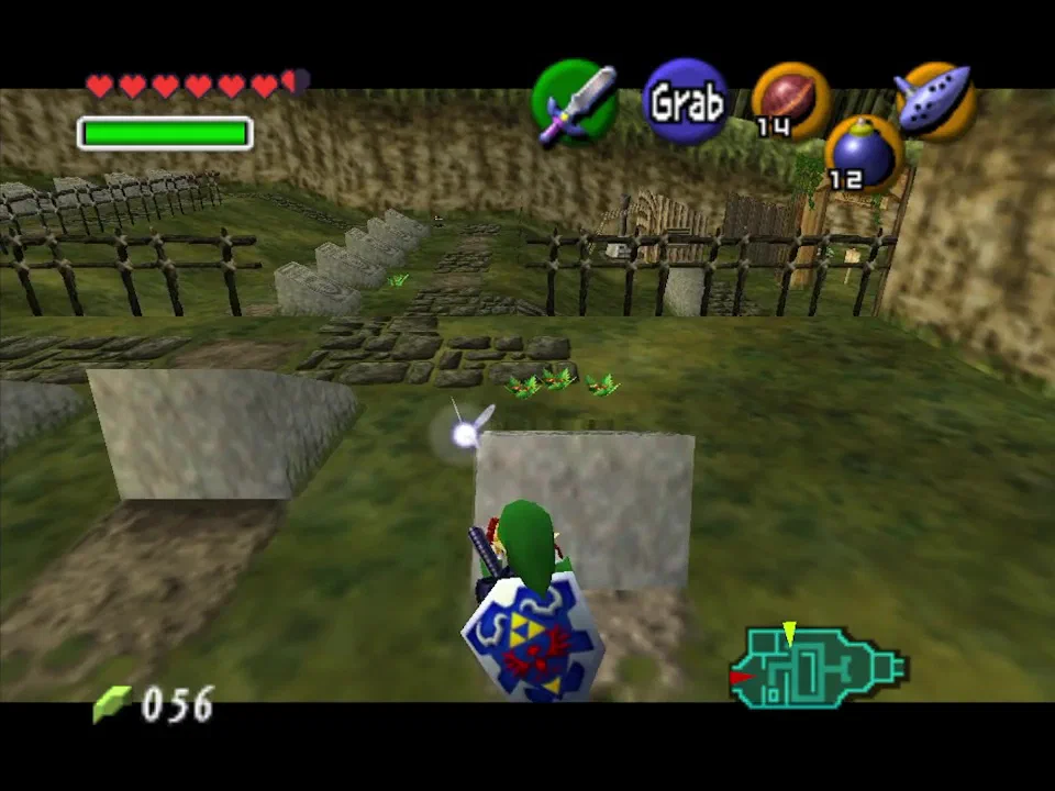 Pull the grave with flowers on the end of the left side of the graveyard