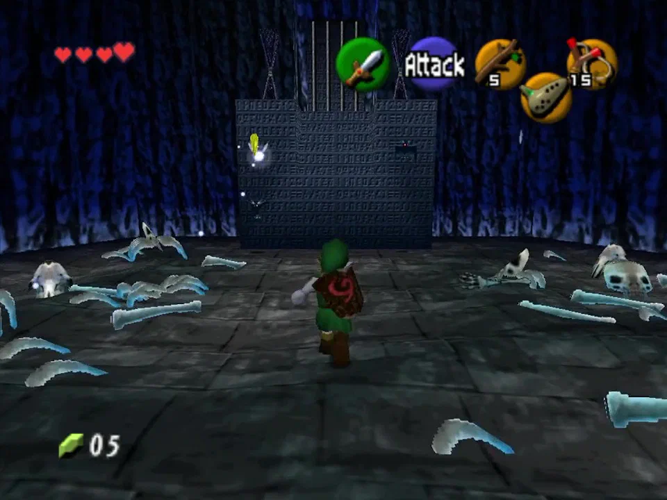 Kill all 4 of the bats to unlock the door