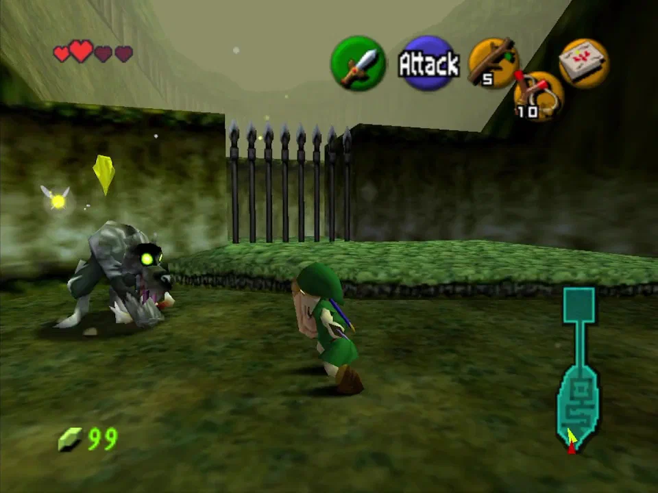 You must defeat this wolf