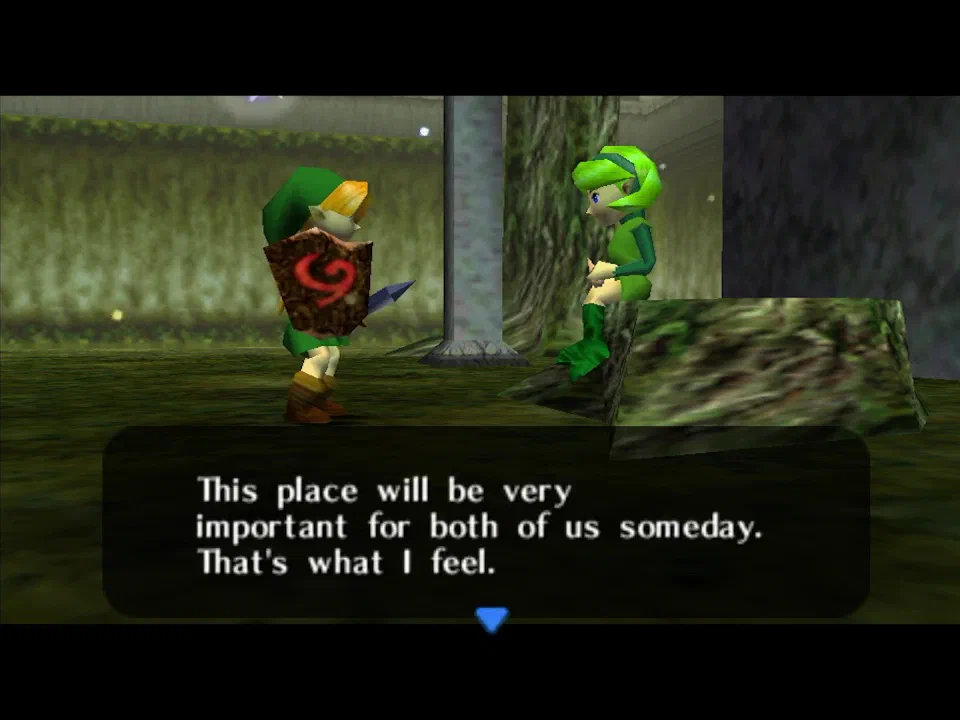 Talk to Saria to get Saria's Song