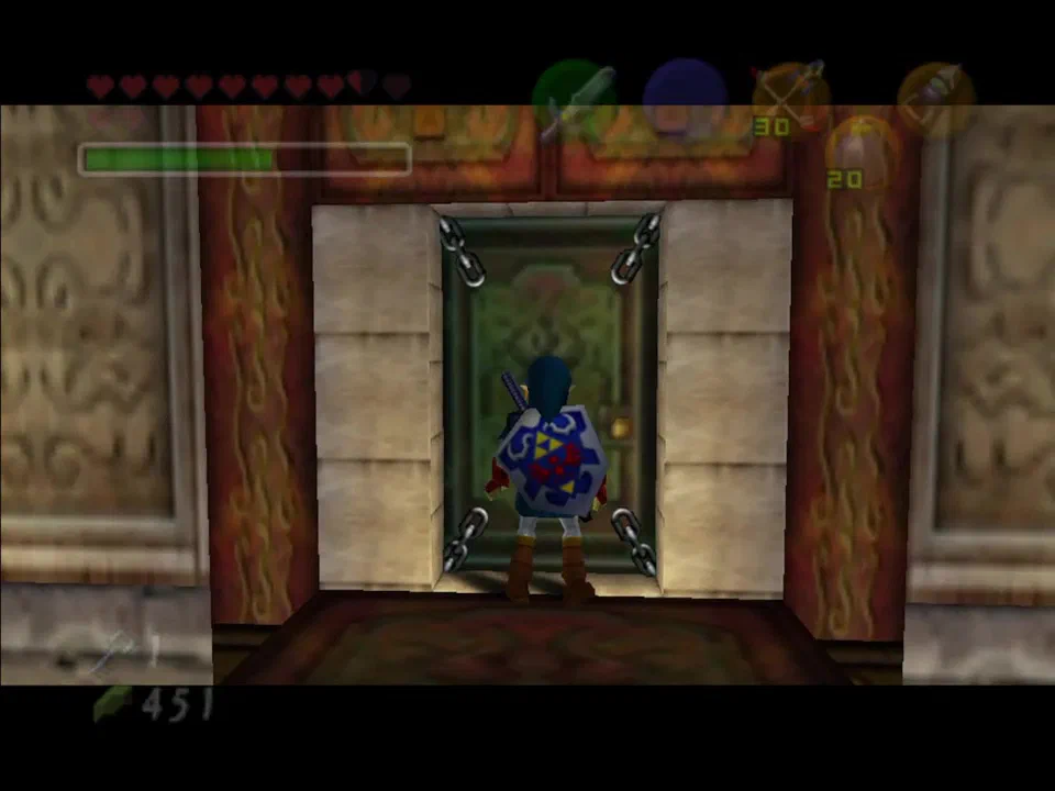 Finally open the door to the giant center pillar in the main room