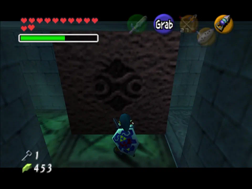 Pull this block and then loop around and push it